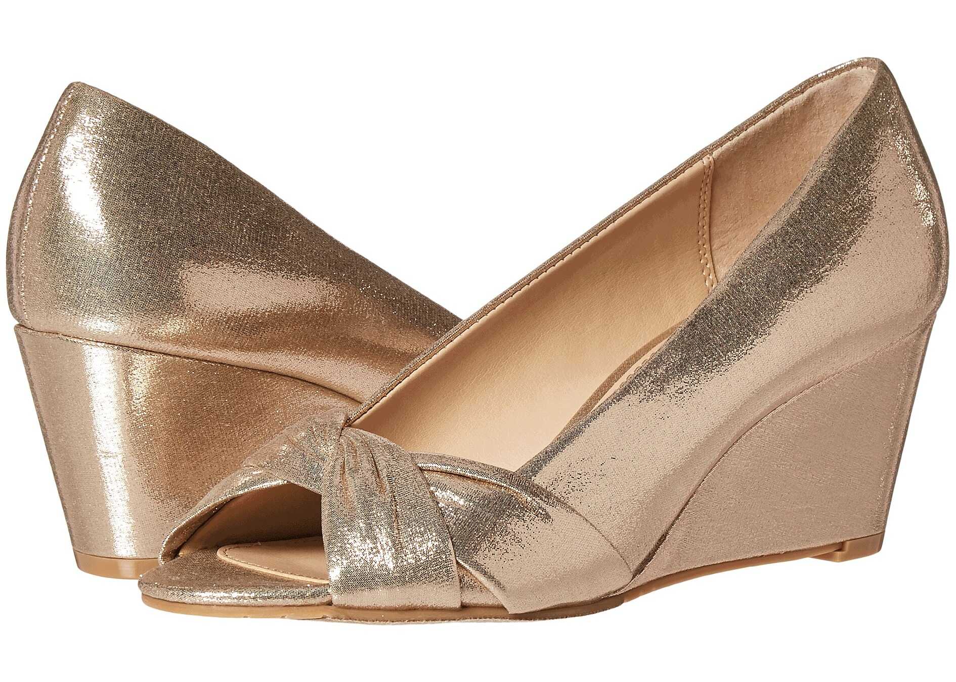 Pantof Nina Edelia Taupe Refletive Suedette