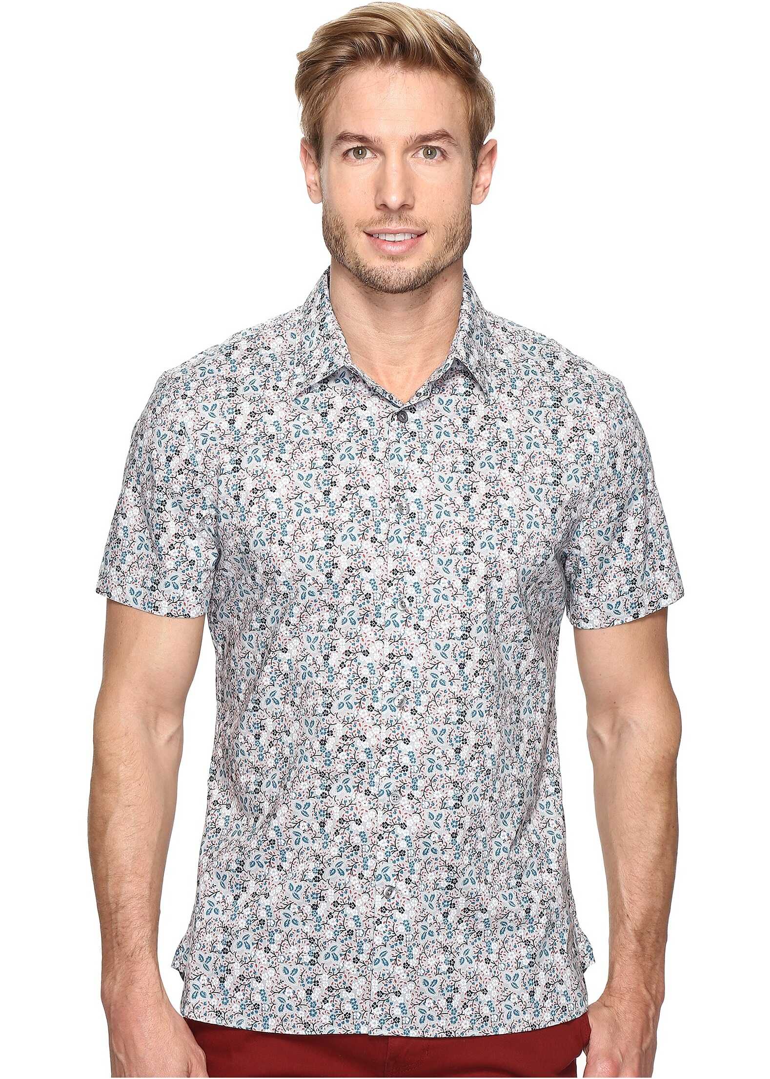 Perry Ellis Floral Printed Shirt* Quarry