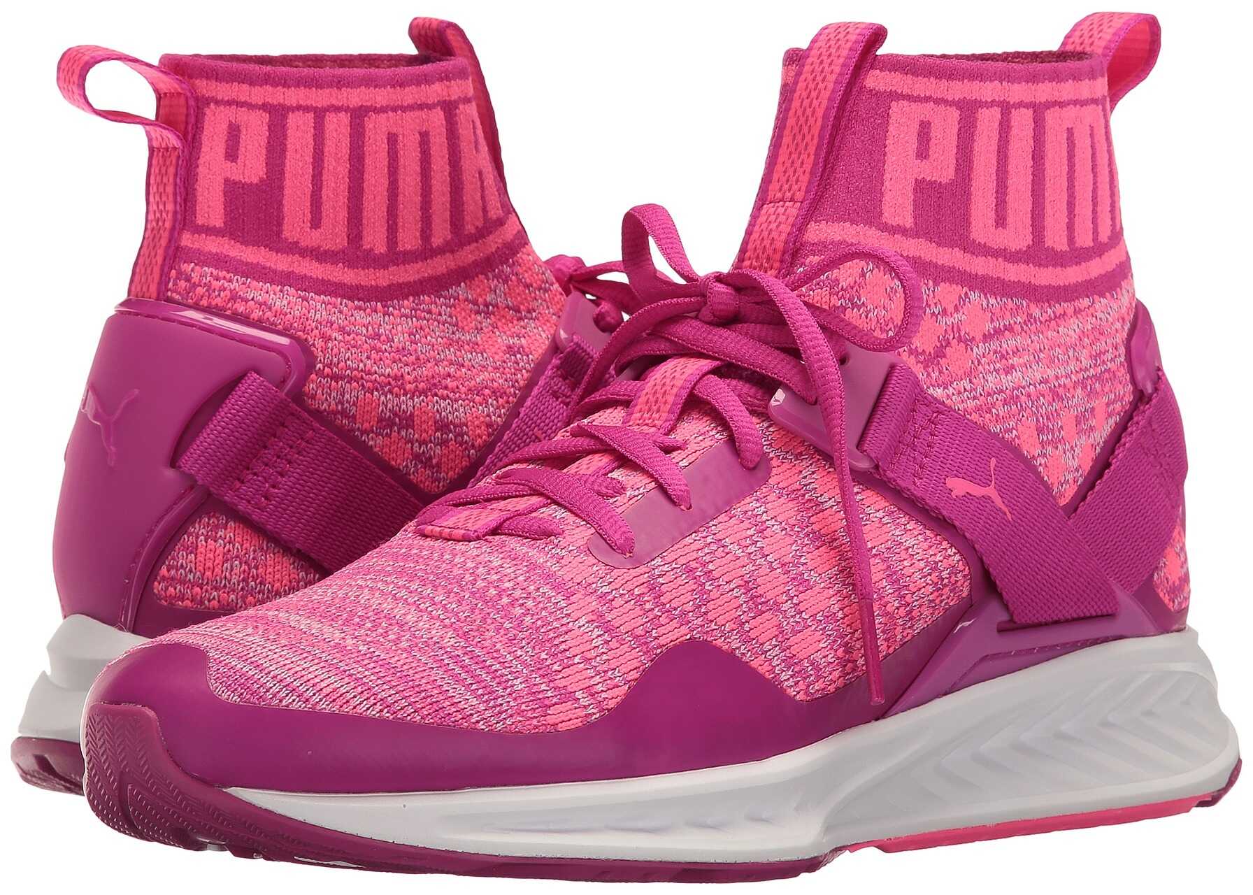 Tenis Puma Kids Ignite Evoknit Jr (Big Kid) Ultra Magenta/Knockout Pink