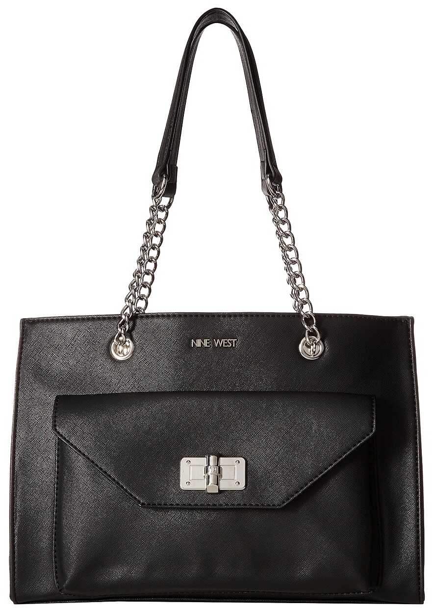 Geanta femei Nine West Twist and Turn Black