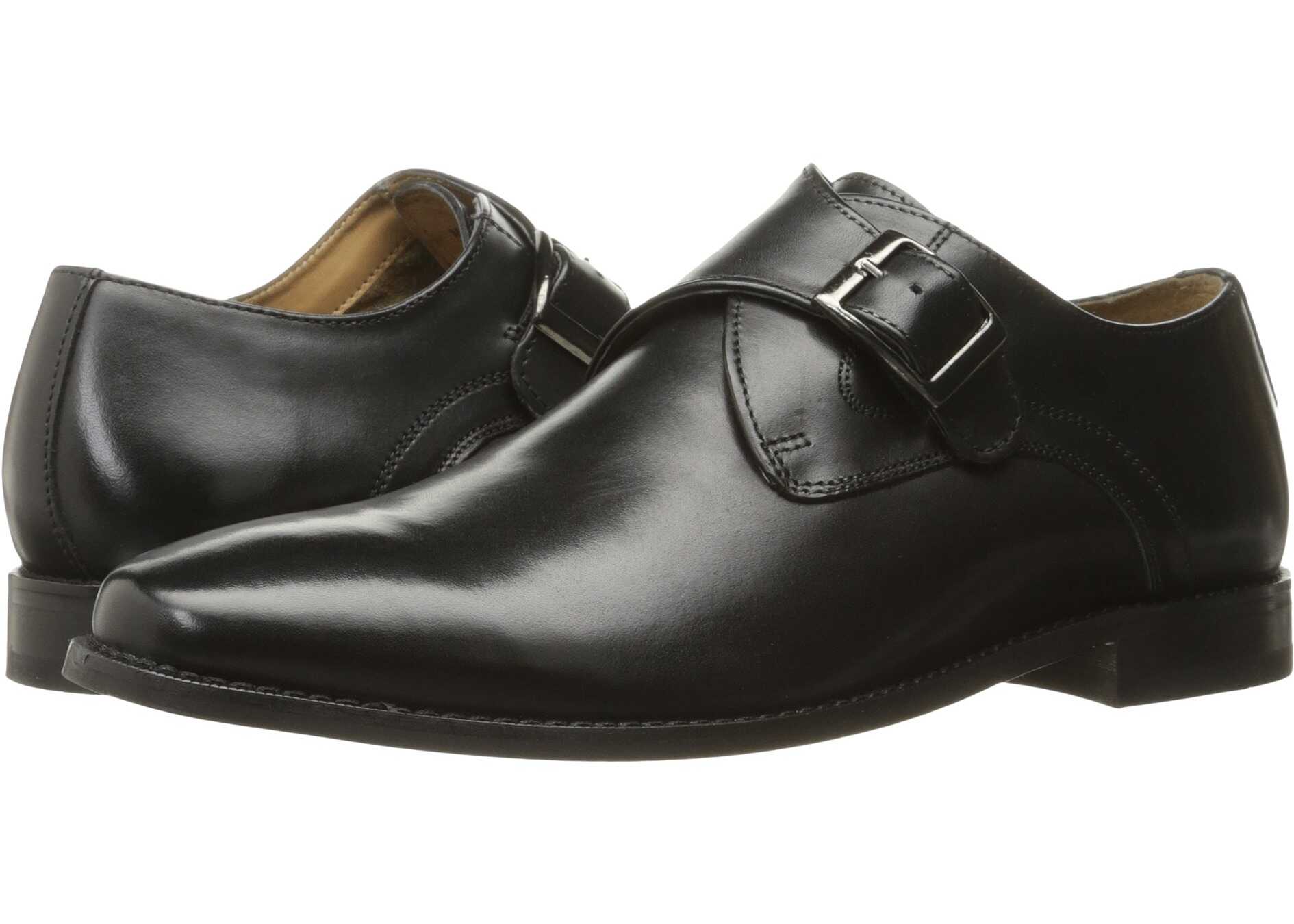 Pantof Florsheim Montinaro Single Monk Strap Black Smooth