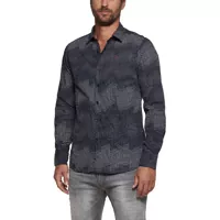 Camasi Pois Men's Dark Blue Shirt Barbati