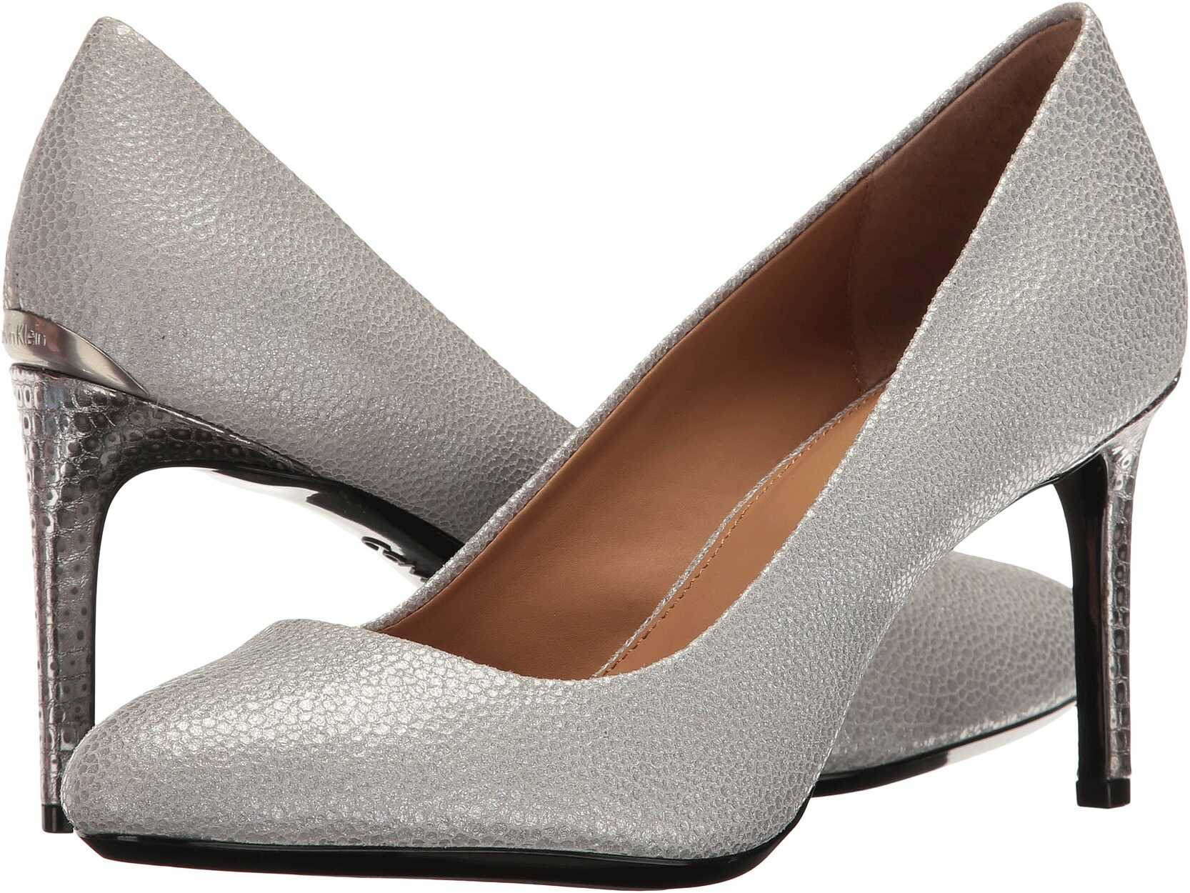 Pantof Calvin Klein Salsha Vesper Grey Stingray Print Leather