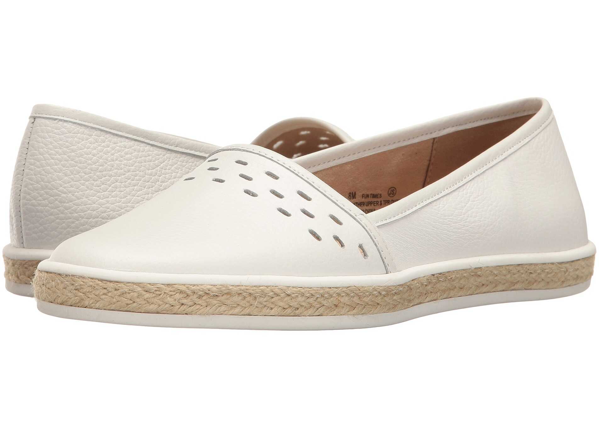 Espadrila Aerosoles Fun Times White Leather