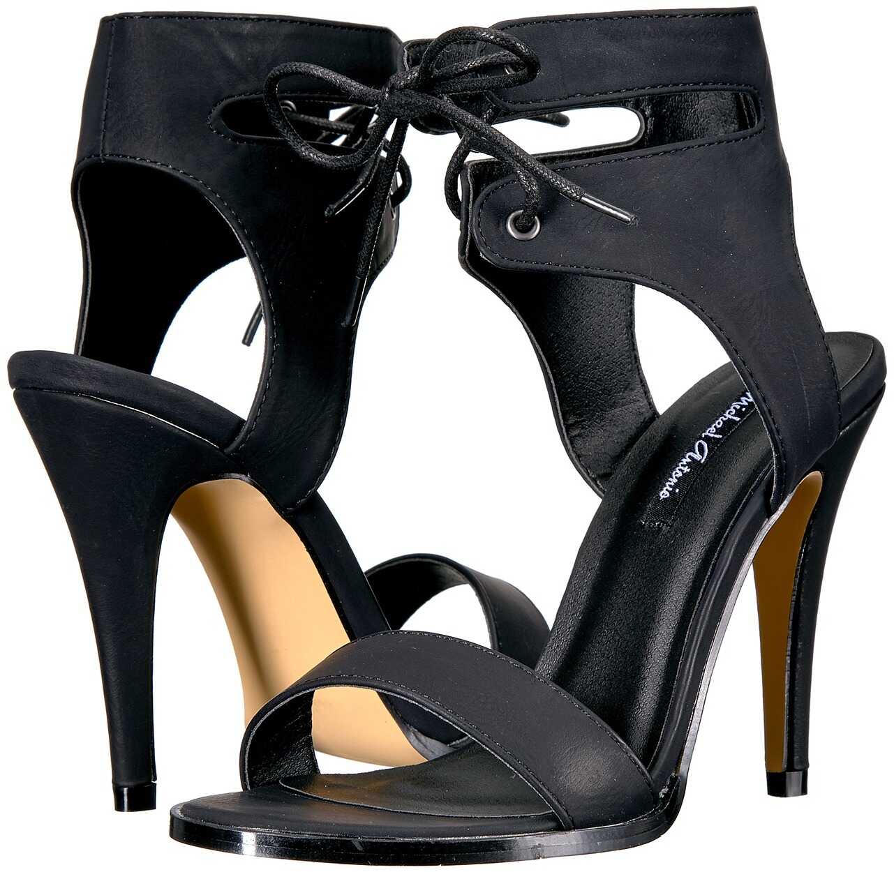 Sandala Michael Antonio Lines Black Nubuck PU