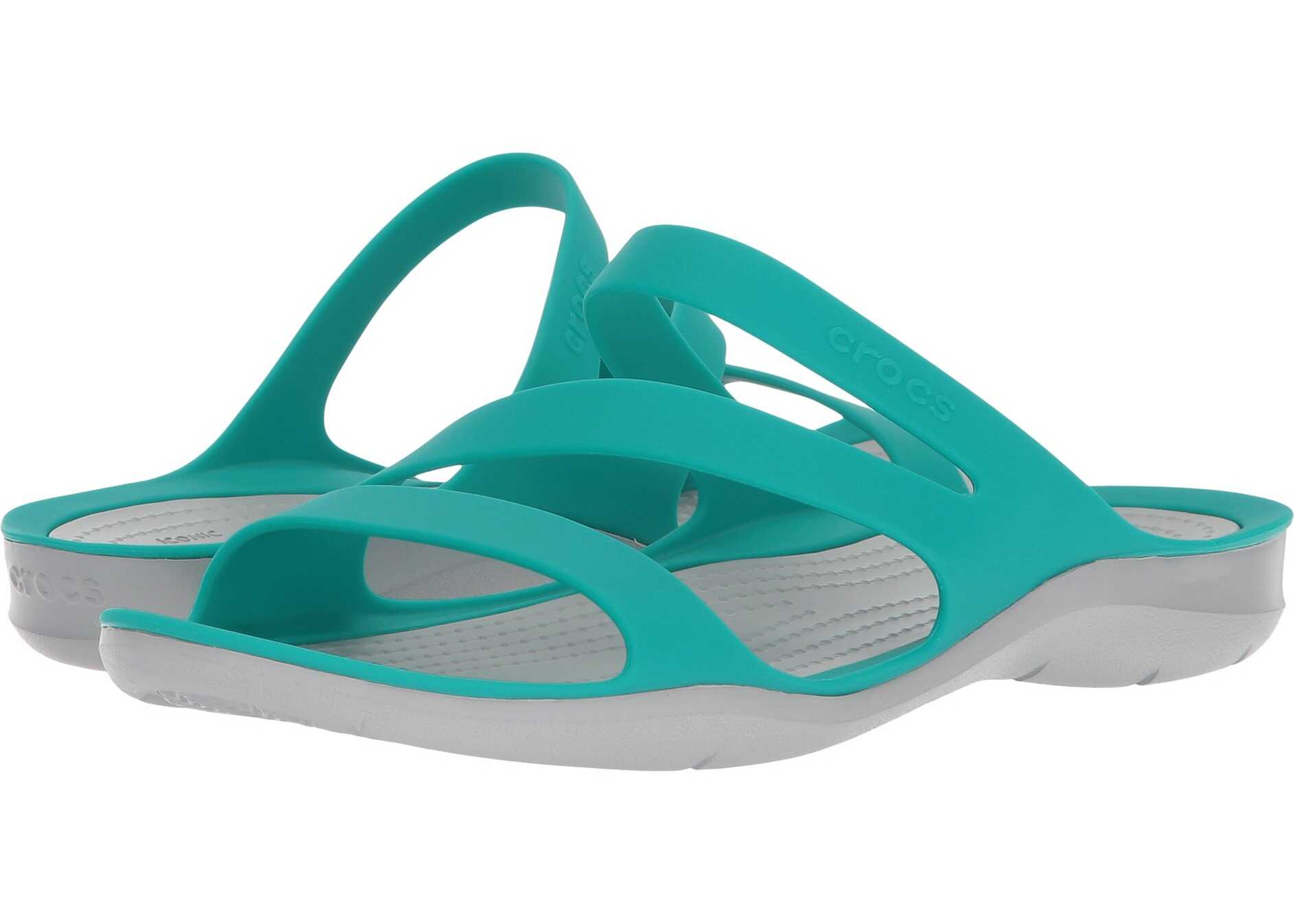 Crocs Swiftwater Sandal Tropical Teal/Light Grey