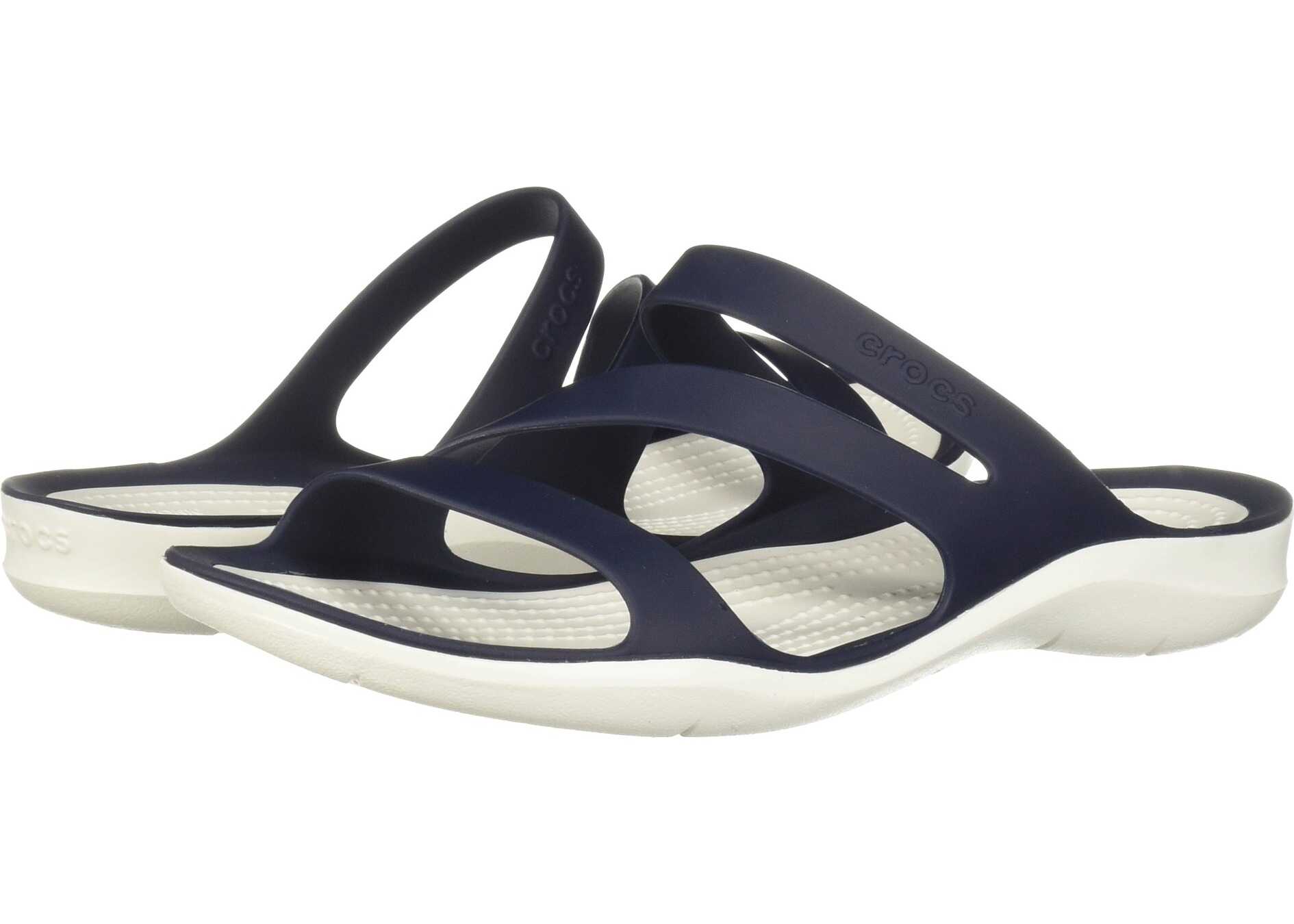 Crocs Swiftwater Sandal Navy/White