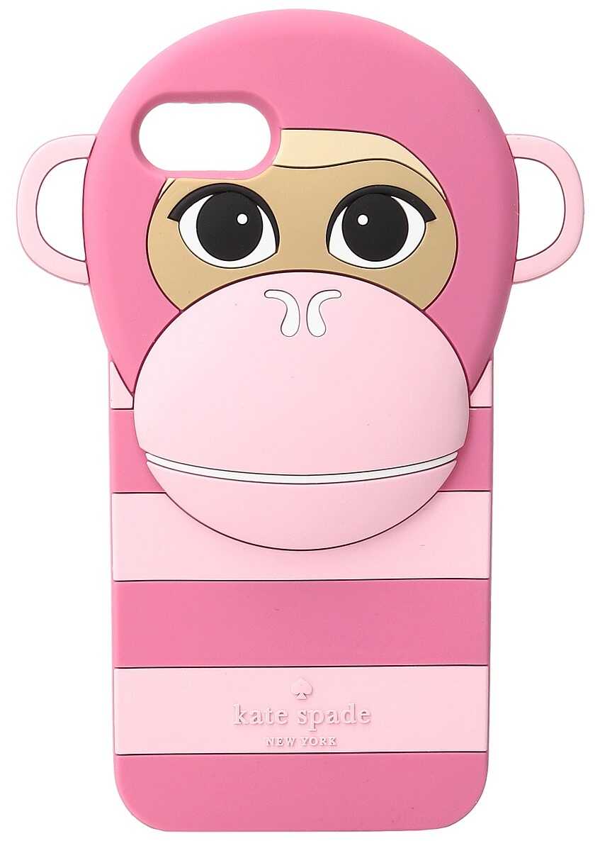 Husa Kate Spade New York Silicone Monkey Phone Case for iPhone® 7 Pink Multi
