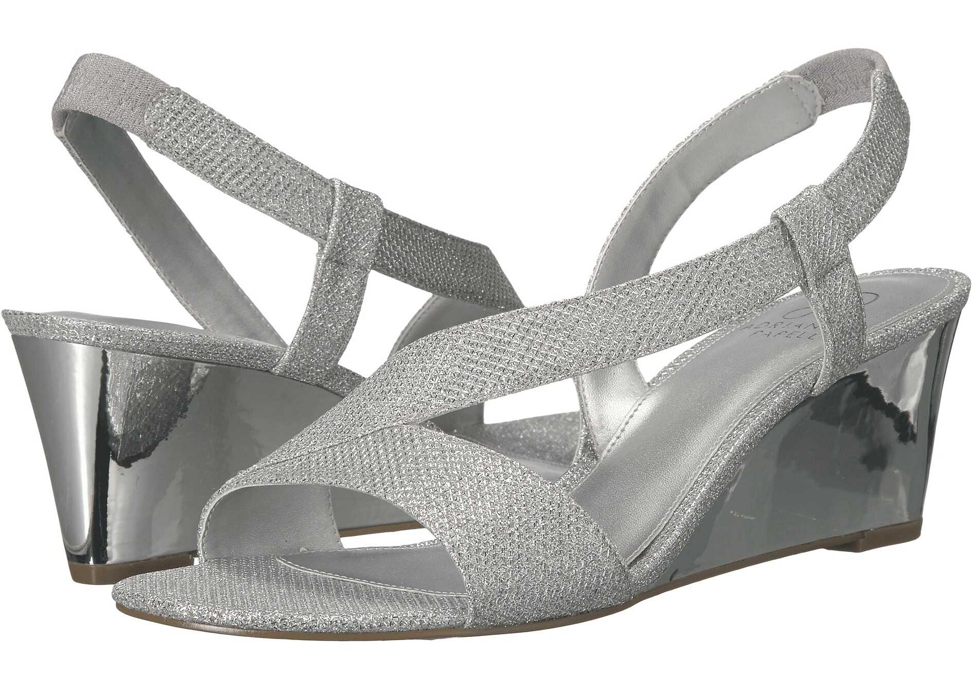 Sandala Adrianna Papell Taryn Silver Jimmy Net