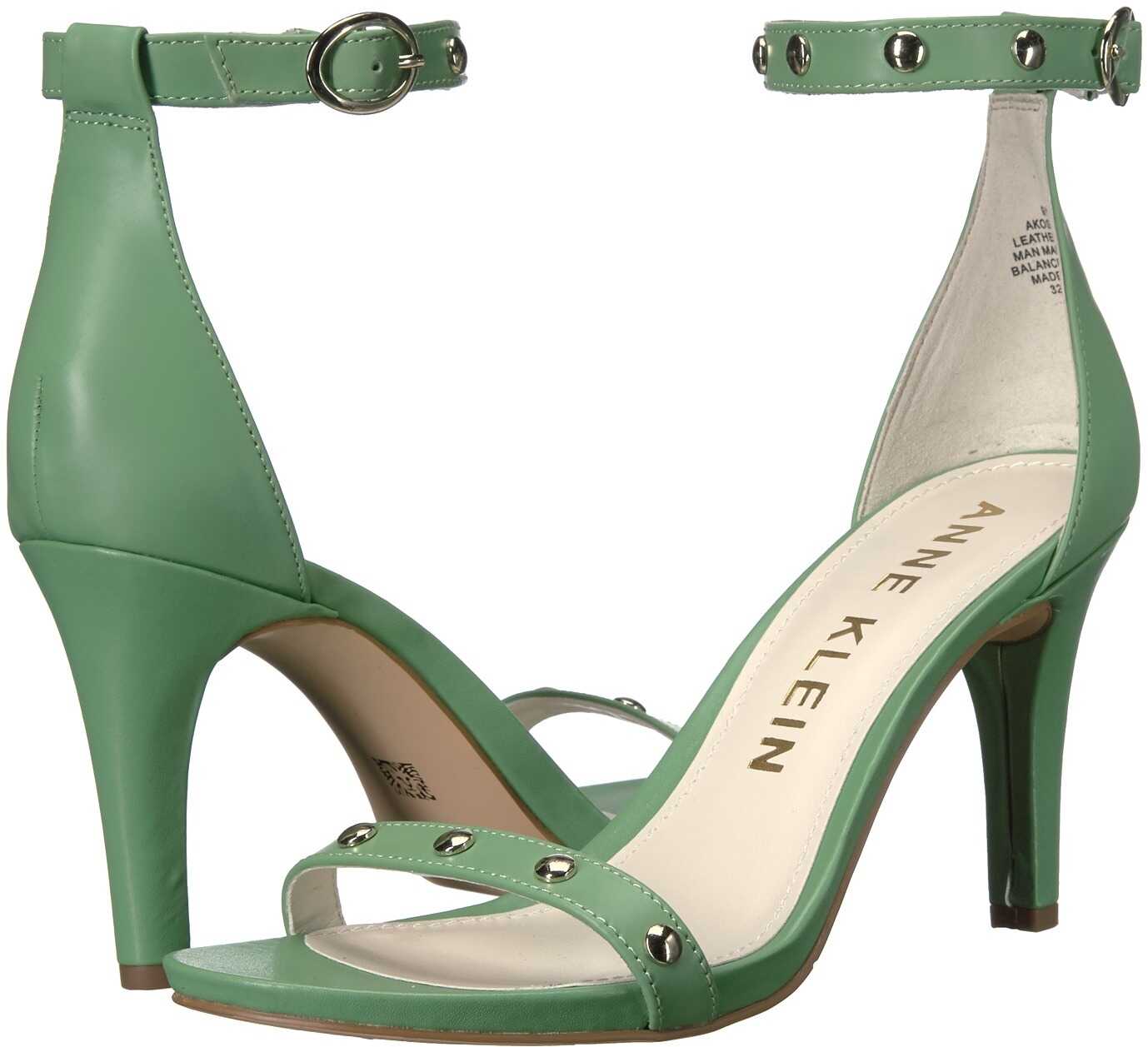 Sandala Anne Klein Ossana Medium Green Leather