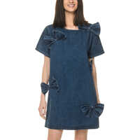 Rochii Women S Blue Denim Dress Femei
