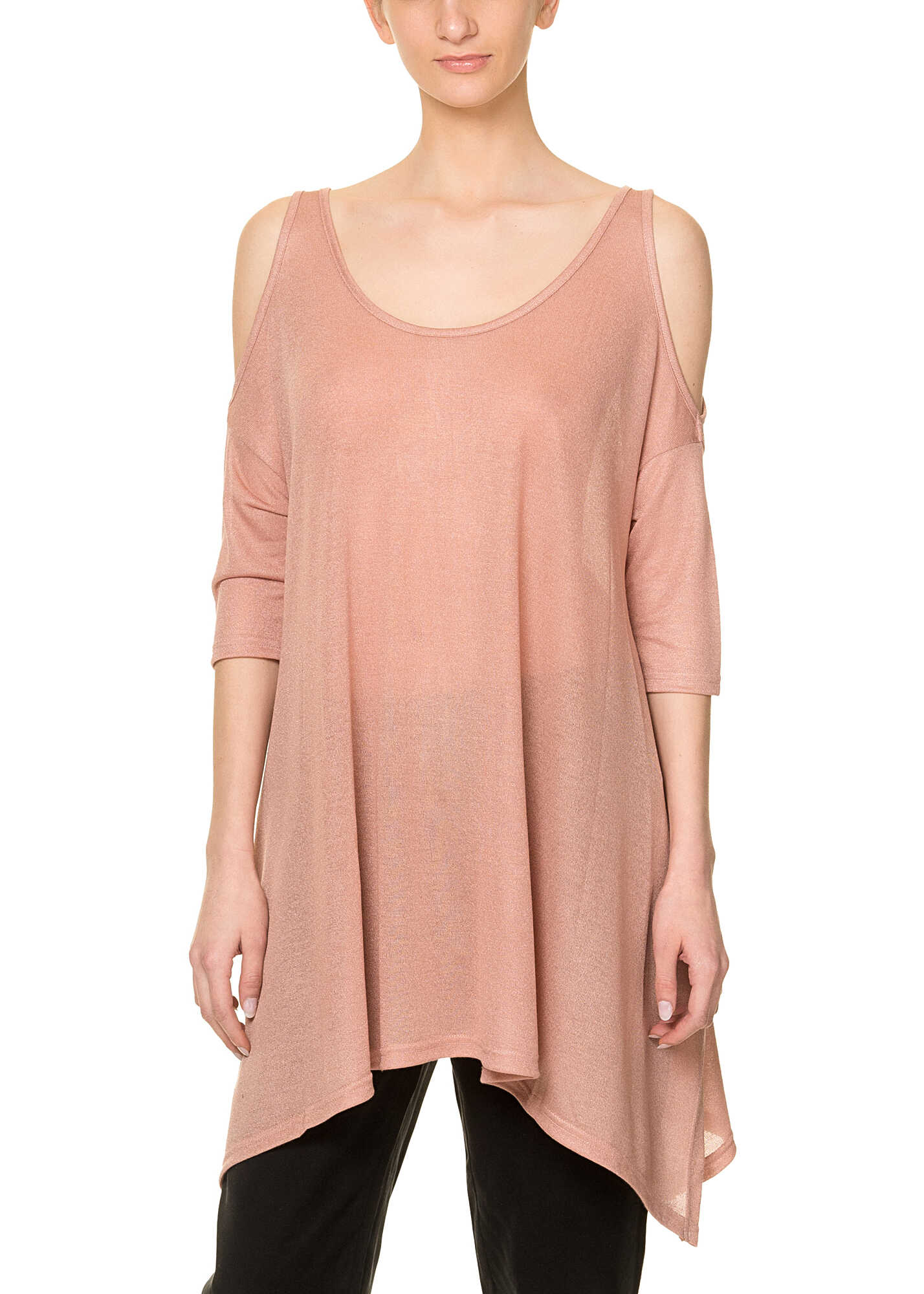 Bluza Oeuvre Fashion Women's Pink Top Pink