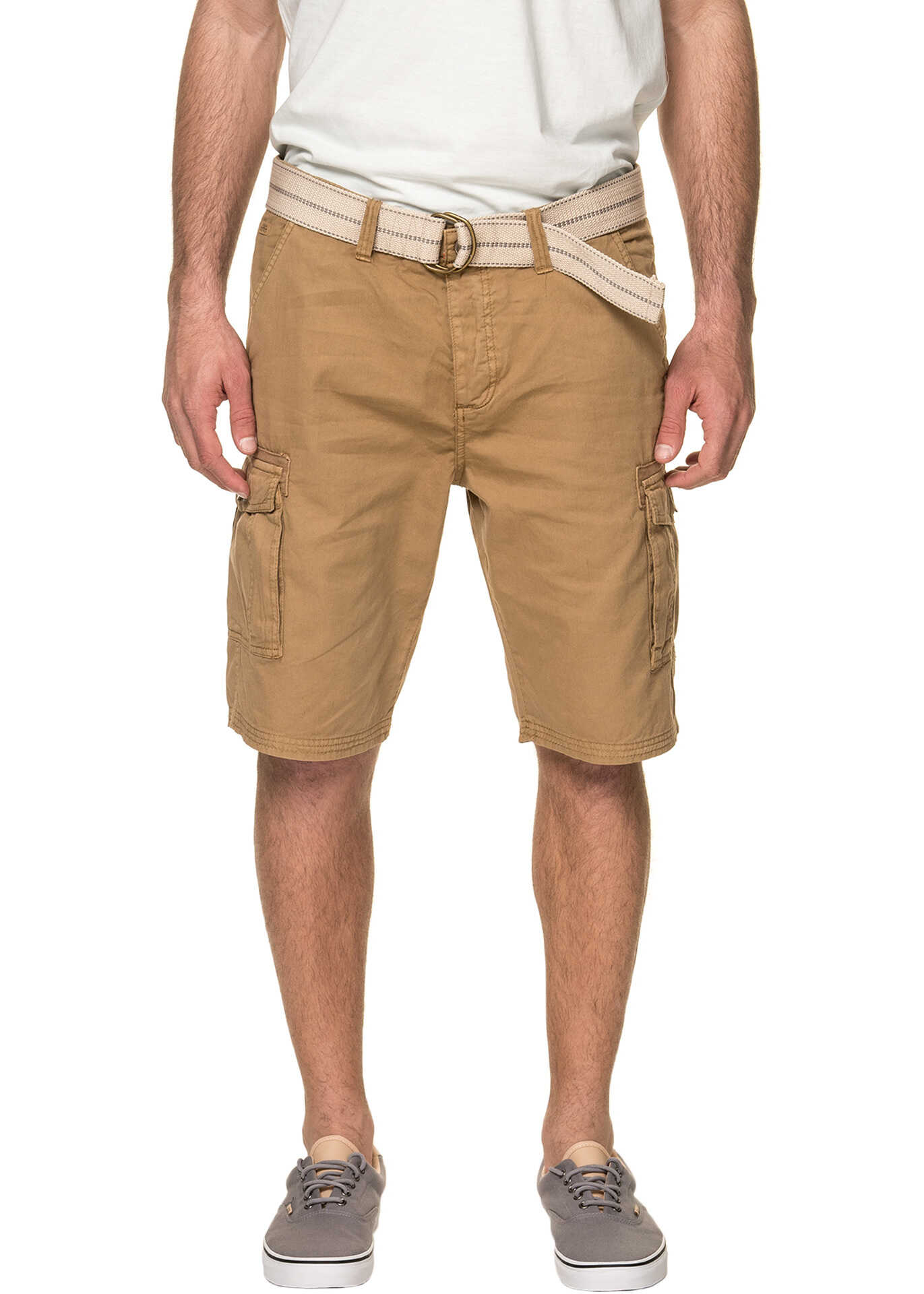 Pantalon Urban Surface Men's Military Beige Bermuda Shorts Light Beige