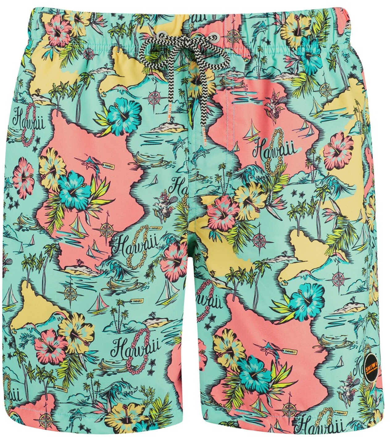 Sort Shiwi Hawai Island Men's Multicolor Swimshorts Multi Colour