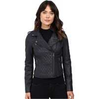 Jachete Levi's® Faux Leather Quilted Asymmetrical Motorcycle Jacket