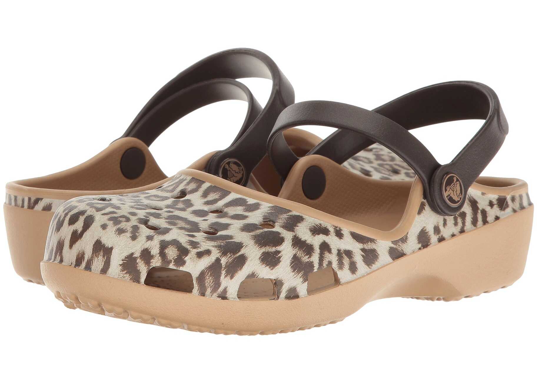 Sabot Crocs Karin Graphic Clog Leopard