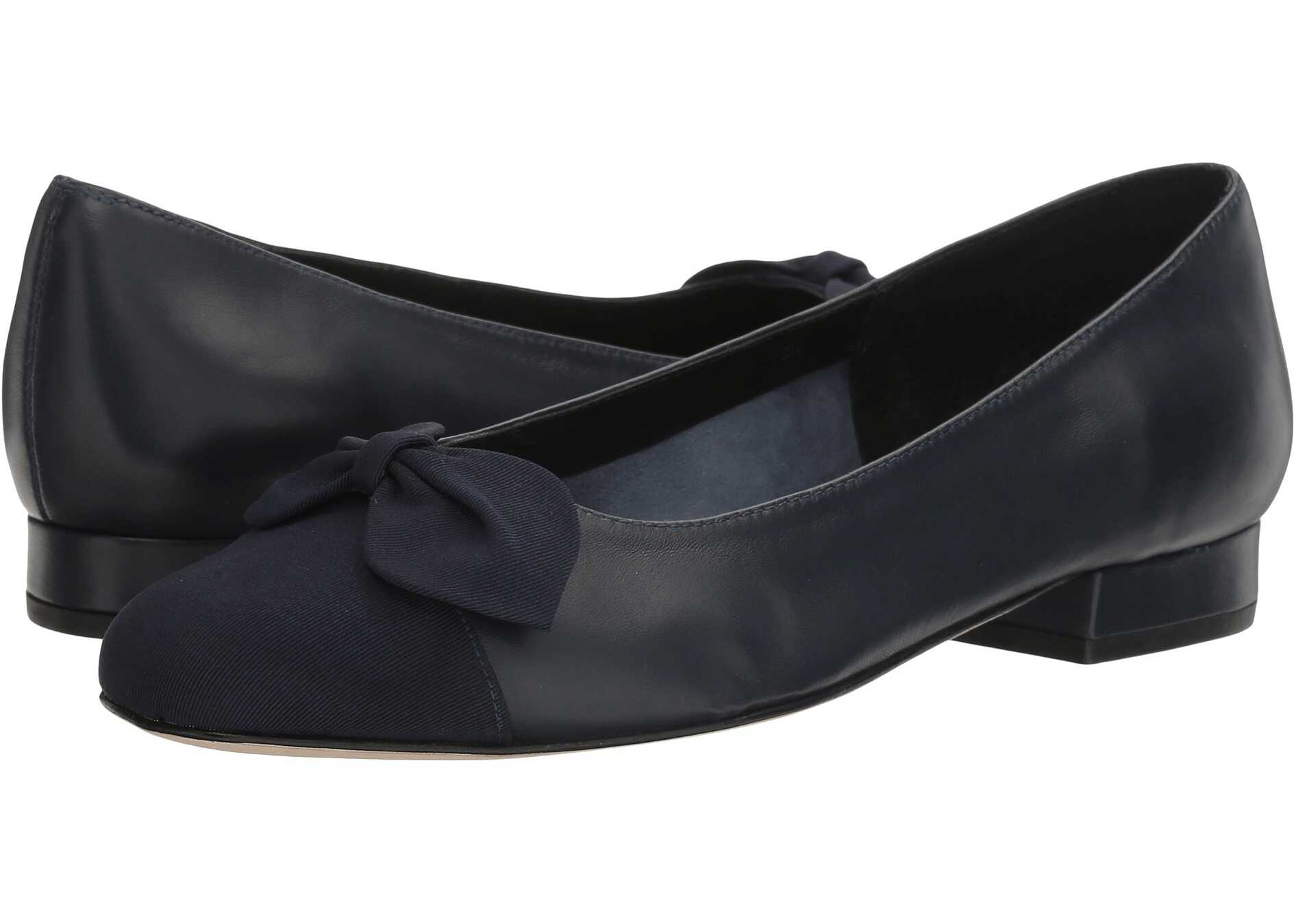 Balerin Vaneli Favor Navy Nappa/Navy Grosgrain
