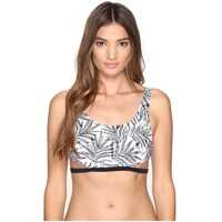 Costume de Baie Leaf Me Alone Crop Top Femei