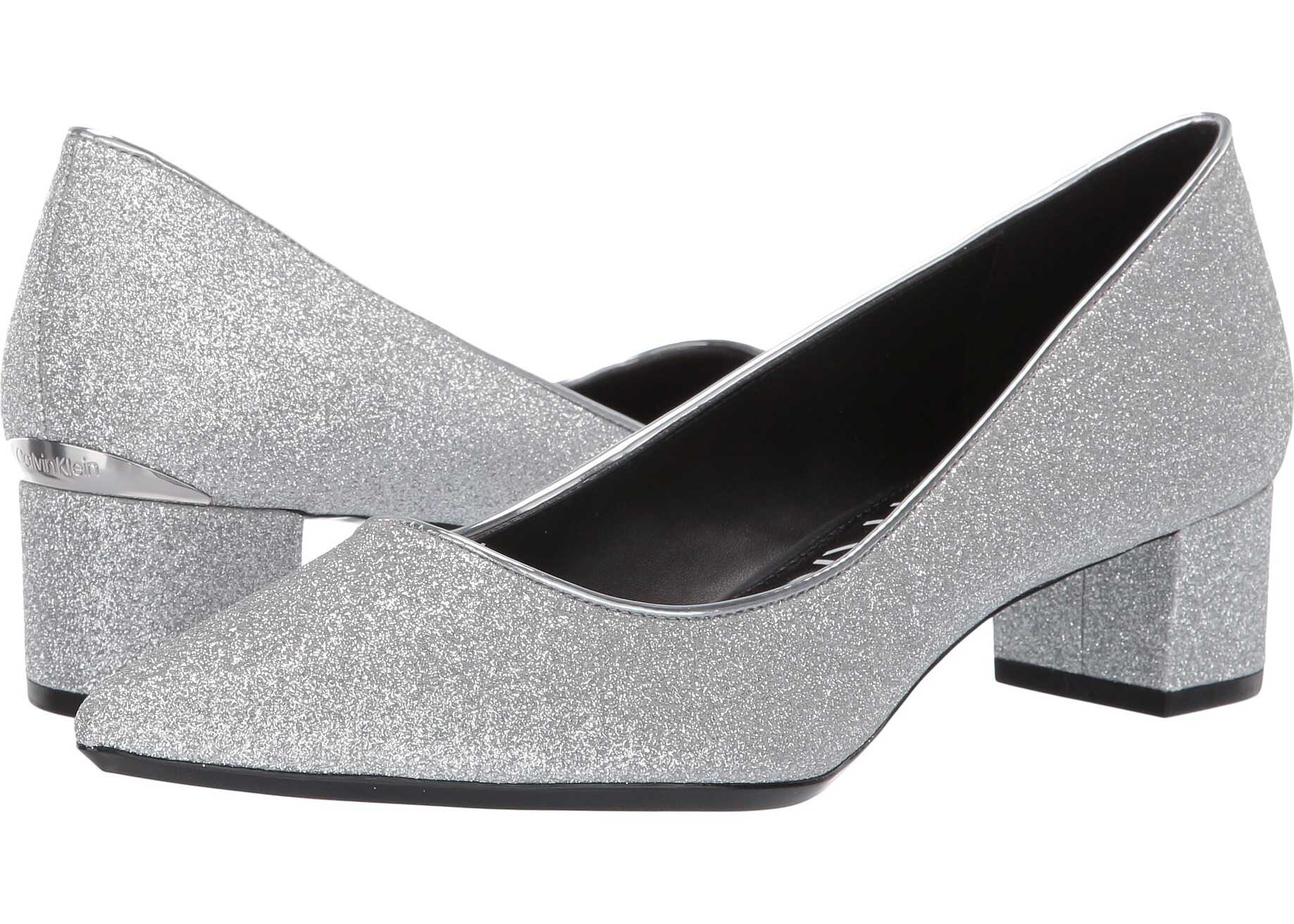 Calvin Klein Genoveva Pump Silver Dusty Glitter