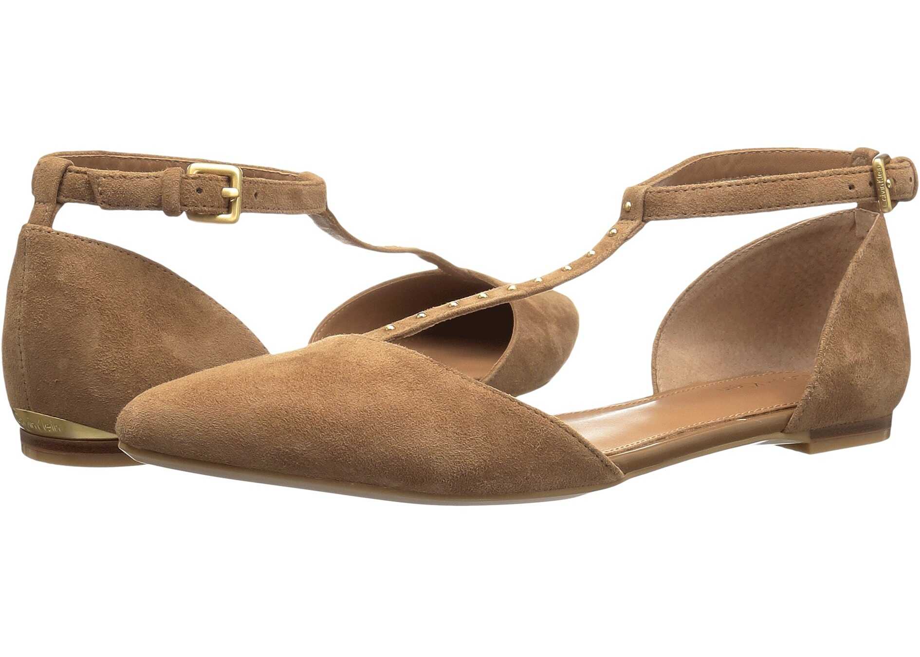 Balerin Calvin Klein Gina New Caramel Suede