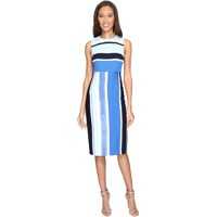 Rochii Sleeveless Pique Fitted Sheath Femei