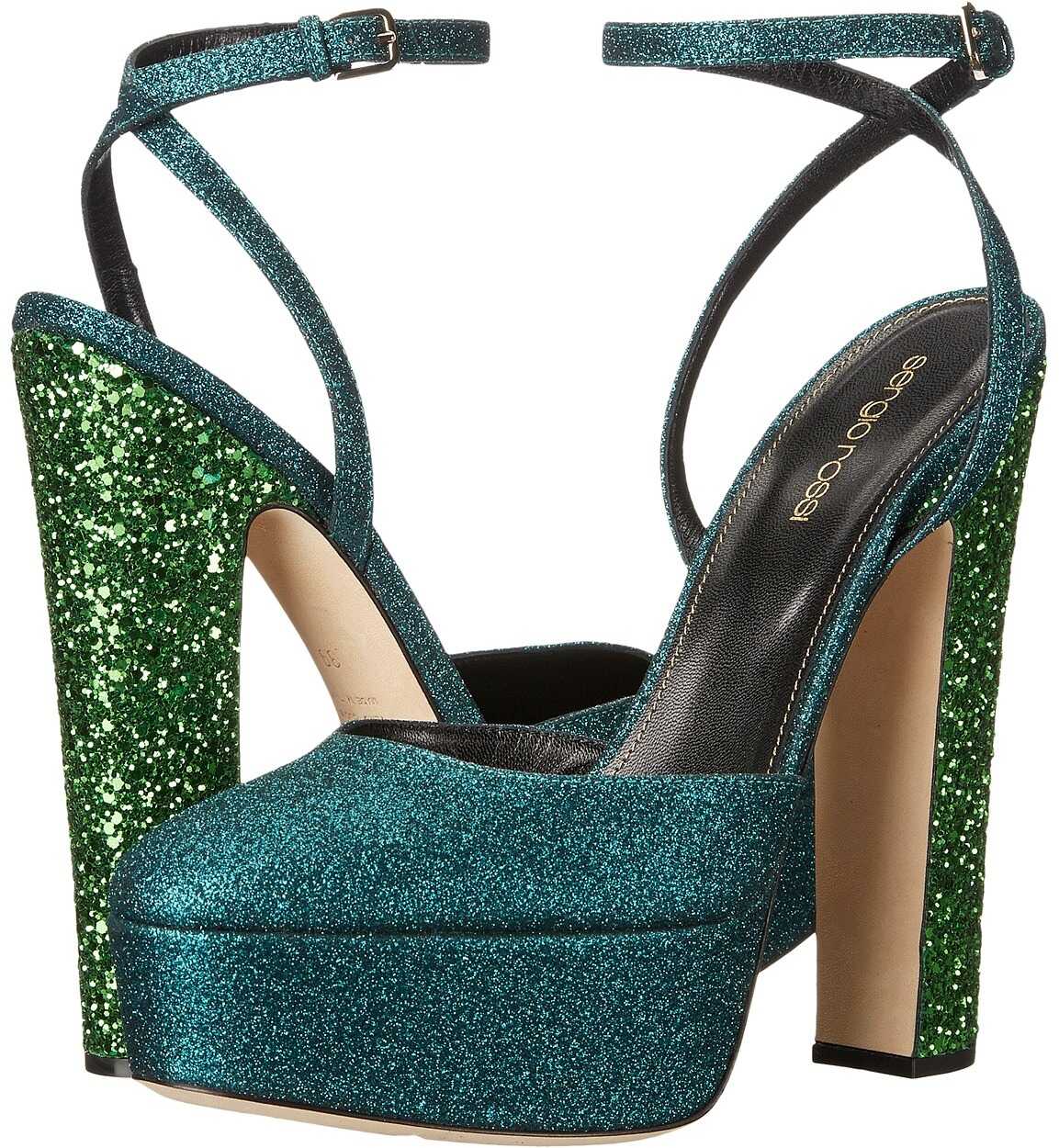 Sergio Rossi Freda* Var. Canard Glitter