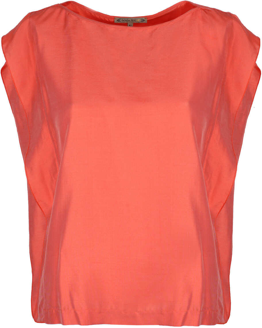 Bluza Patrizia Pepe Bluzka Czerwony