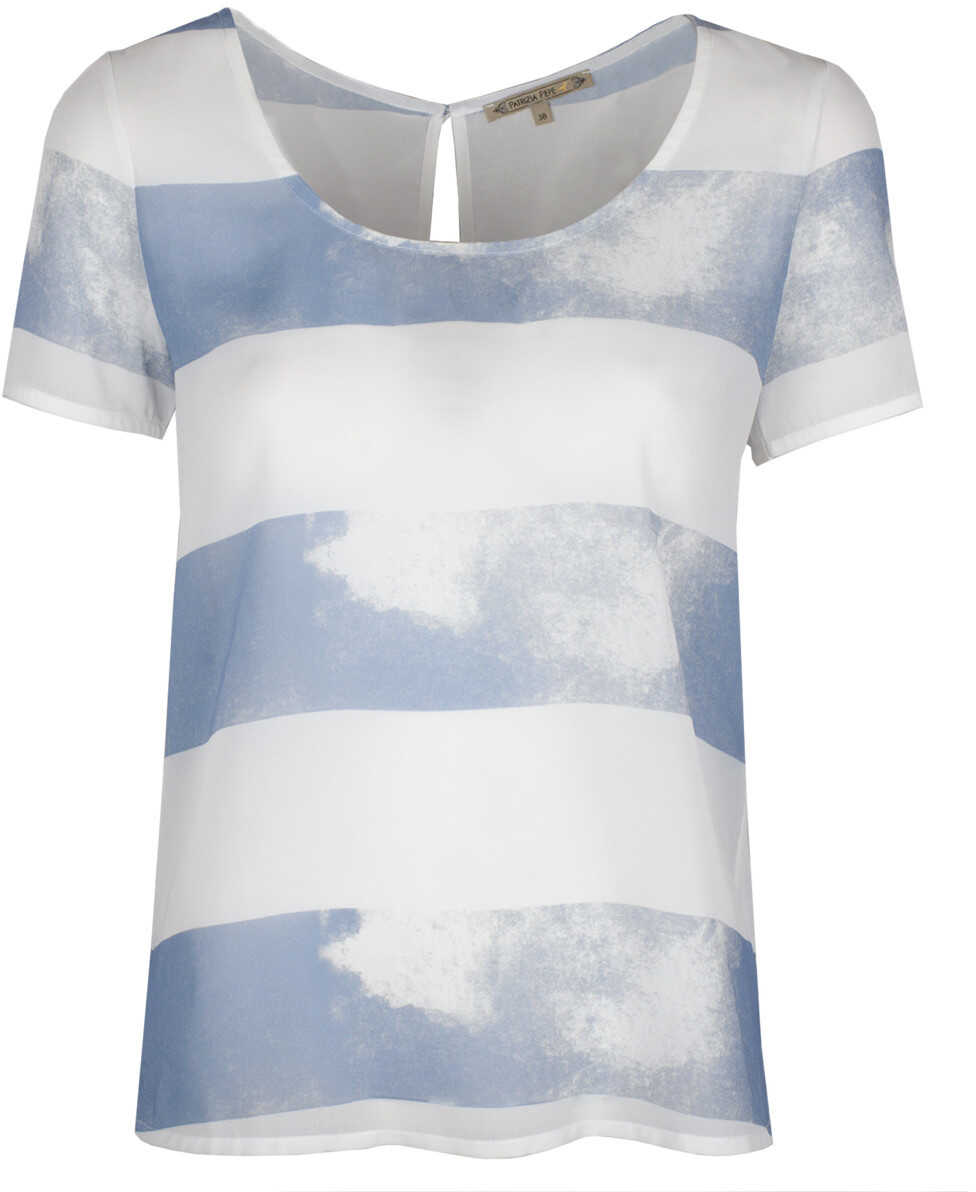 Tricou Patrizia Pepe Bluzka Biały, Niebieski