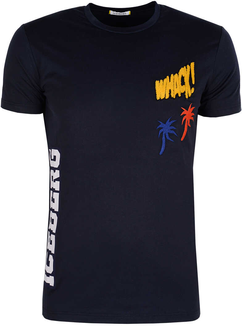 Tricou Iceberg T-shirt Granatowy
