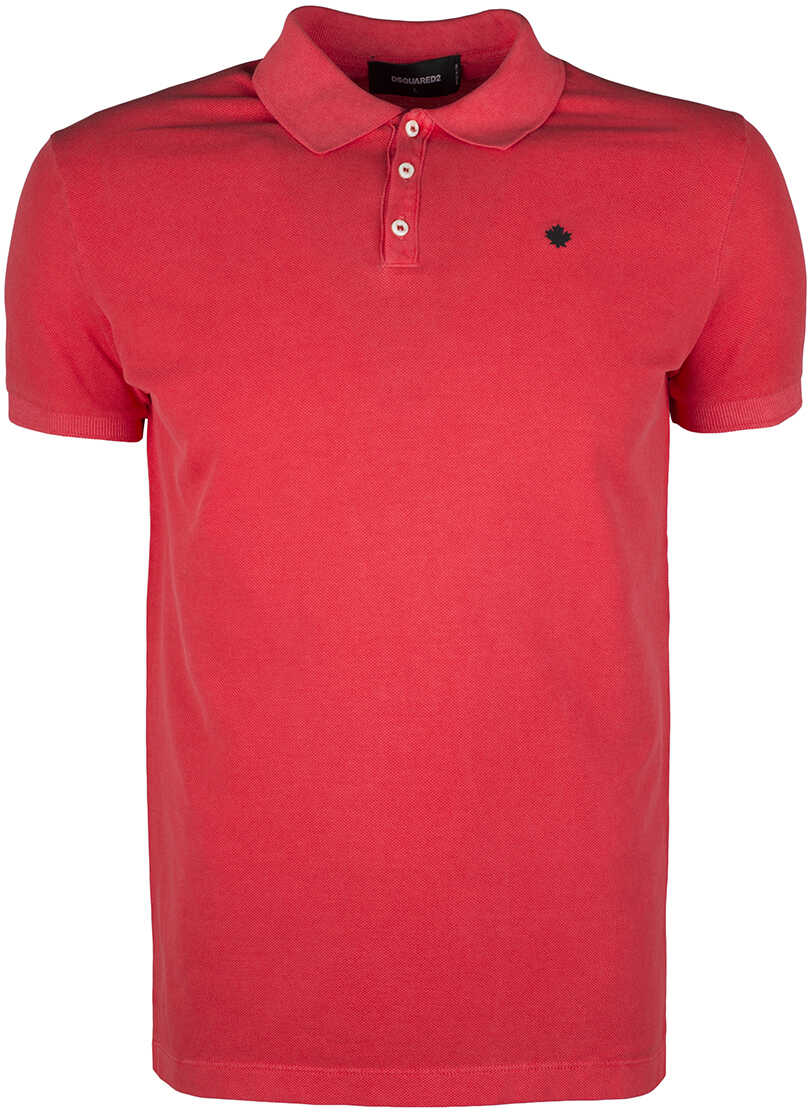 Tricou DSQUARED2 Koszulka Polo Koralowy