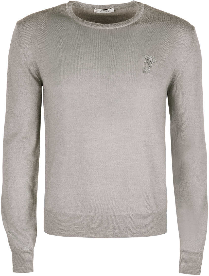 Pulover Versace Collection Sweter Szary