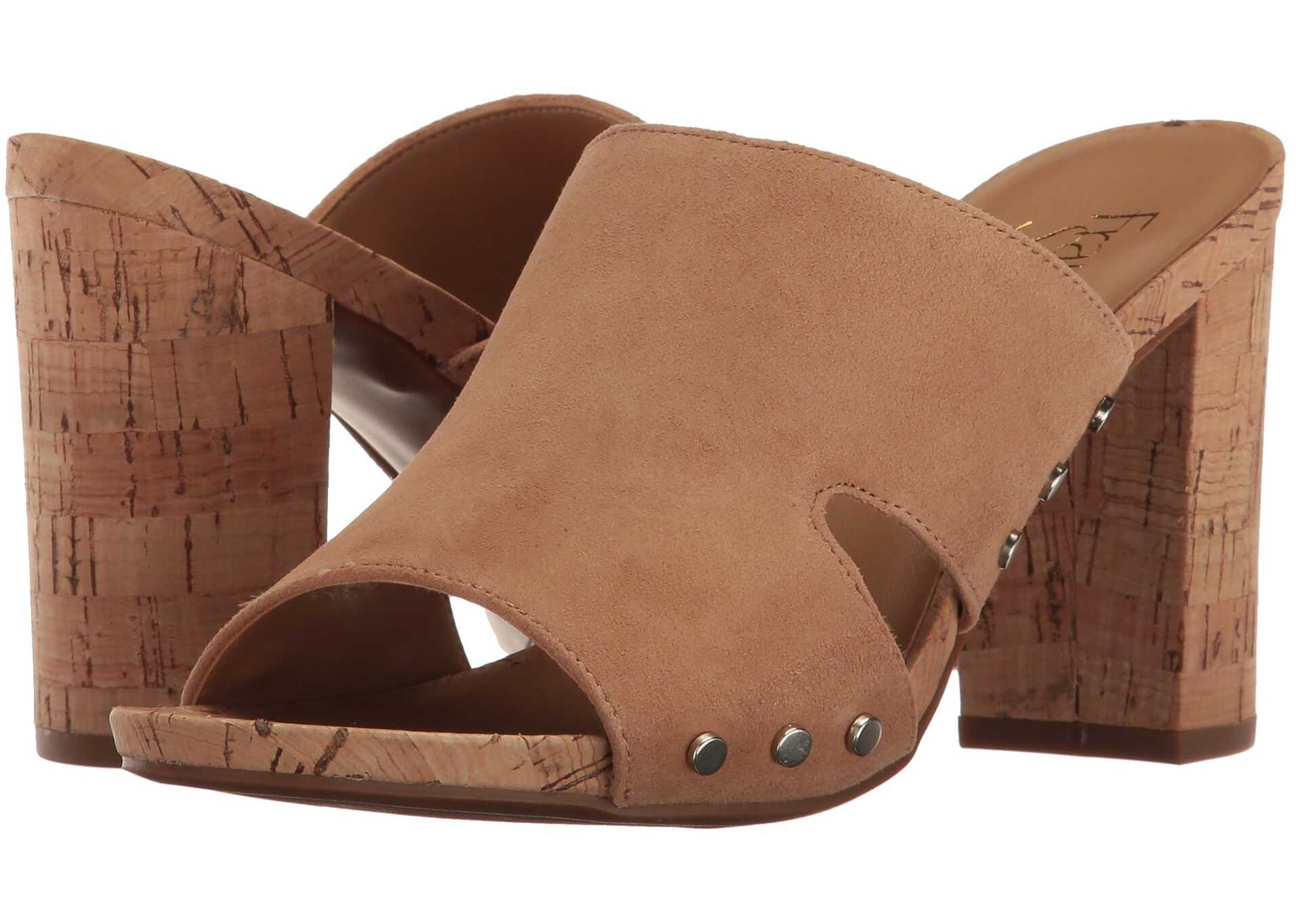 Sabot Franco Sarto Jeanette Dark Camel Diva Suede