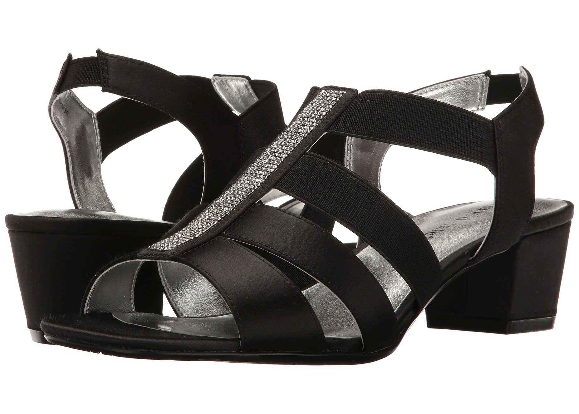 Pantof David Tate Eve Black Satin