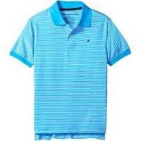 Tricouri Polo Stripe Stretch Synthetic Polo (Big Kids) Baieti