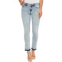 Blugi Ankle Skinny Jeans in Isla Blue Destruct Wash Femei