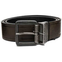 Curele Crust Men's Leather Black Brown Belt Barbati