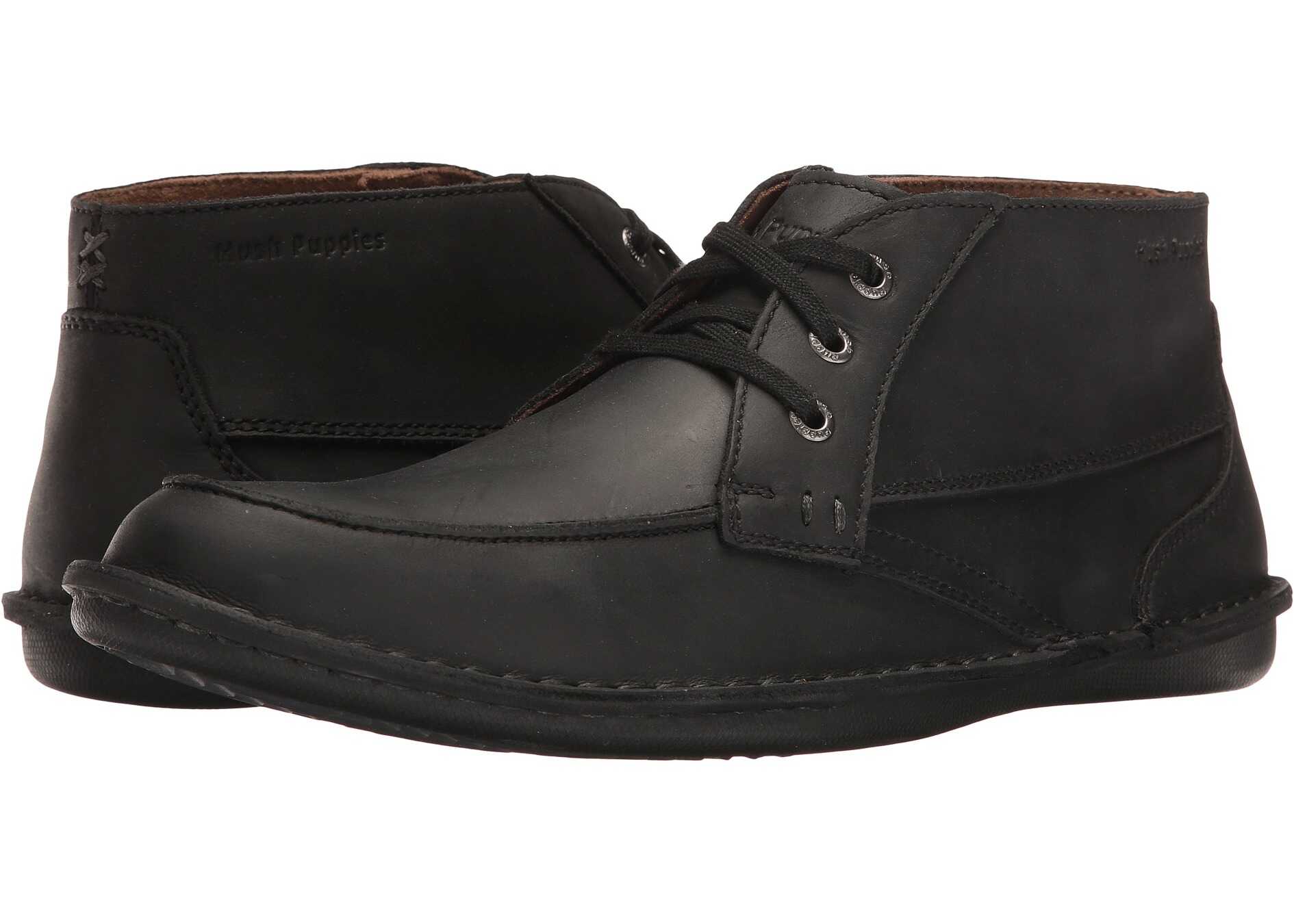 Gheata Hush Puppies Alby Roll Flex Black Leather