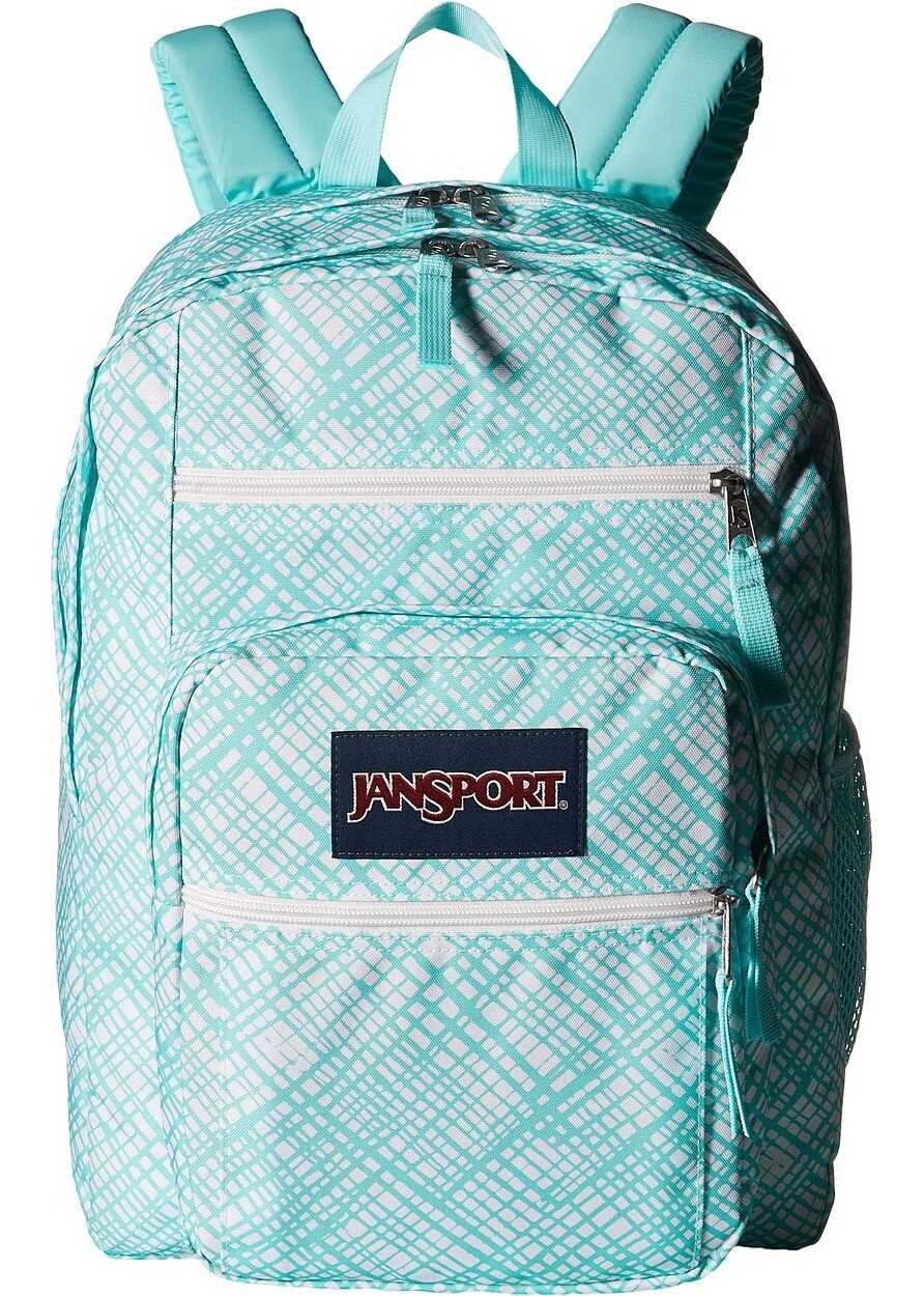 Ghiozdan JanSport Big Student Aqua Dash Jagged Plaid