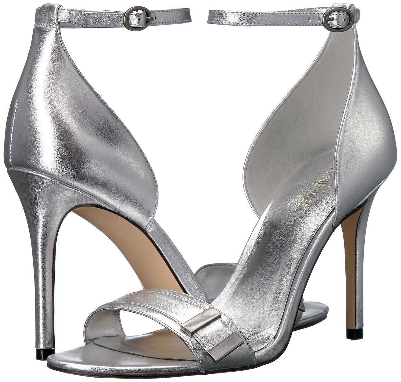 Sandala Nine West Matteo Silver Metallic