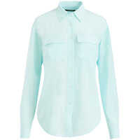 Camasi Silk Button-Down Shirt* Femei