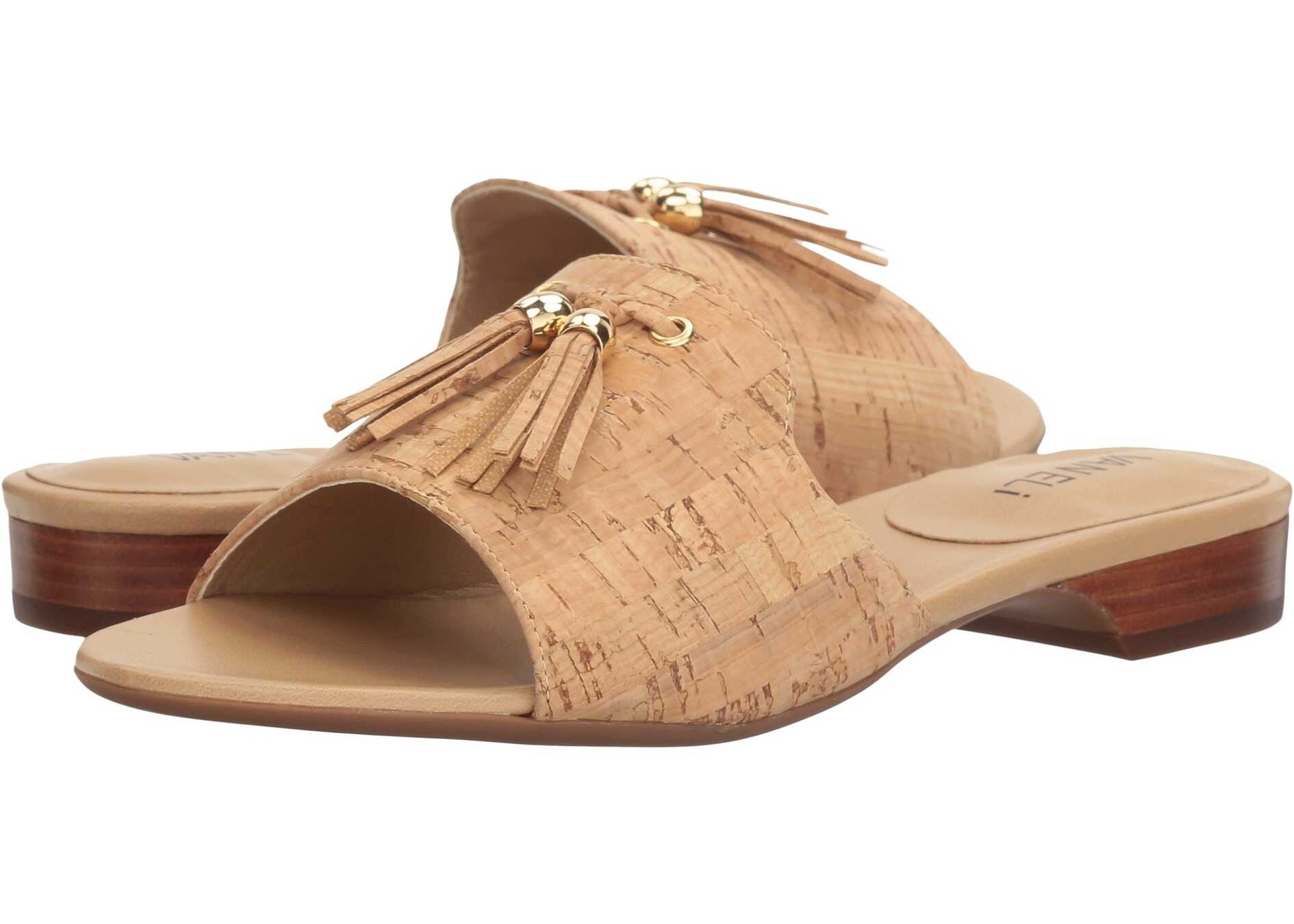 Sandala Vaneli Blizzi Natural Cork/Gold Trim