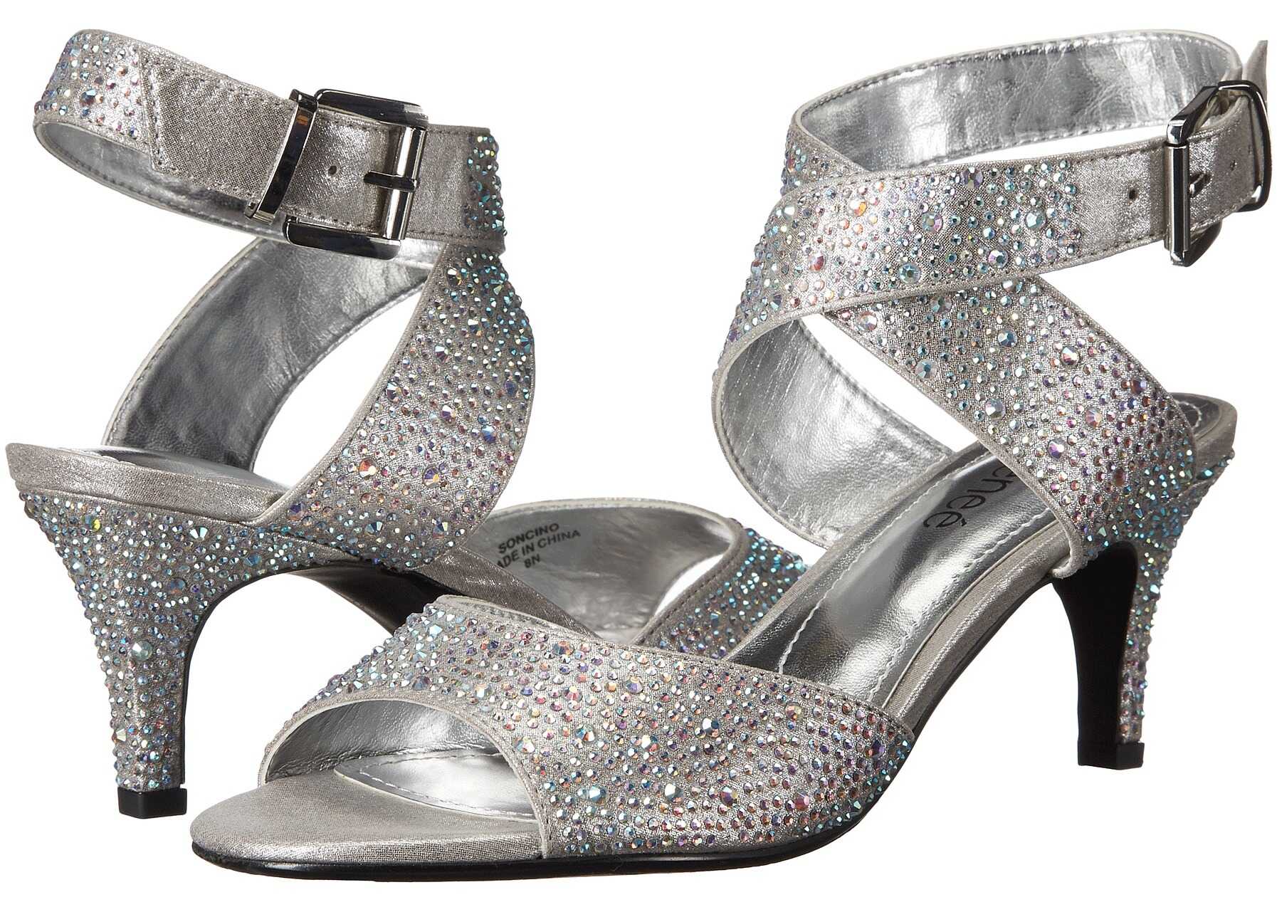 Sandala J. Renee Soncino Silver Rhinest