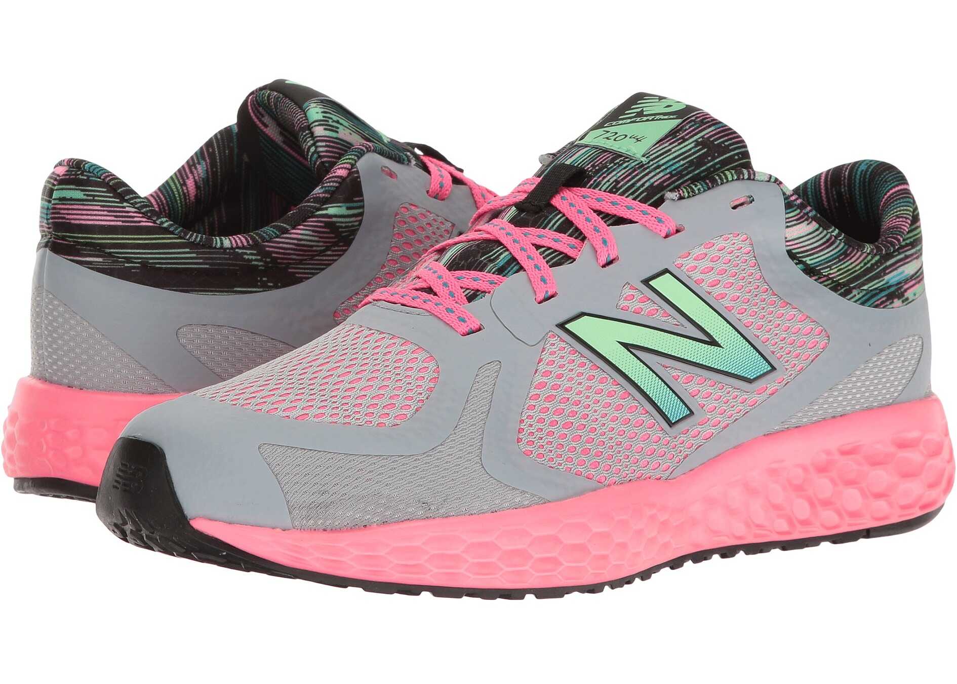 Tenis New Balance Kids KJ720v4 (Little Kid/Big Kid) Grey/Multi