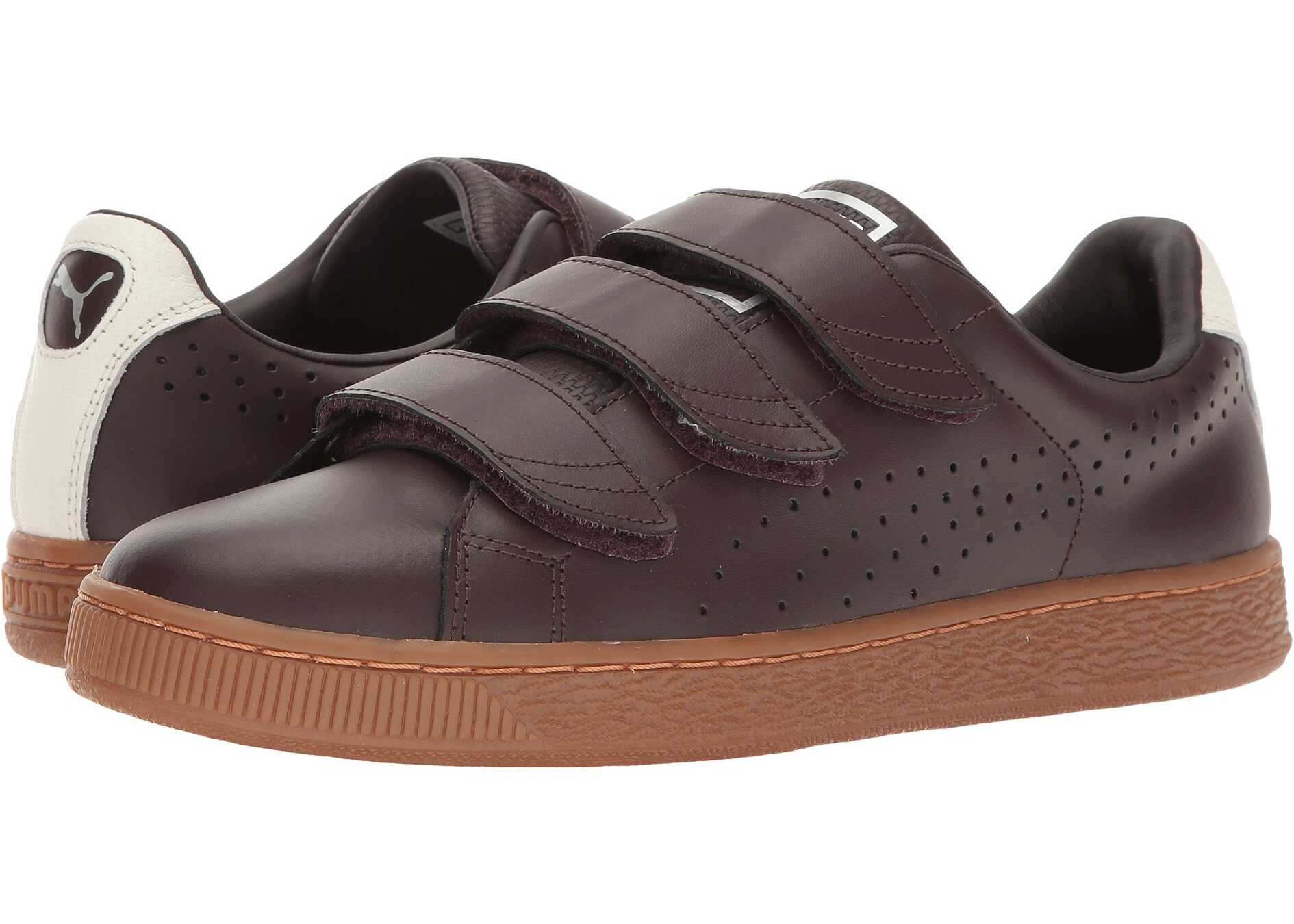 Tenis PUMA Basket Classic Strap Citi Black Coffee/Whisper White