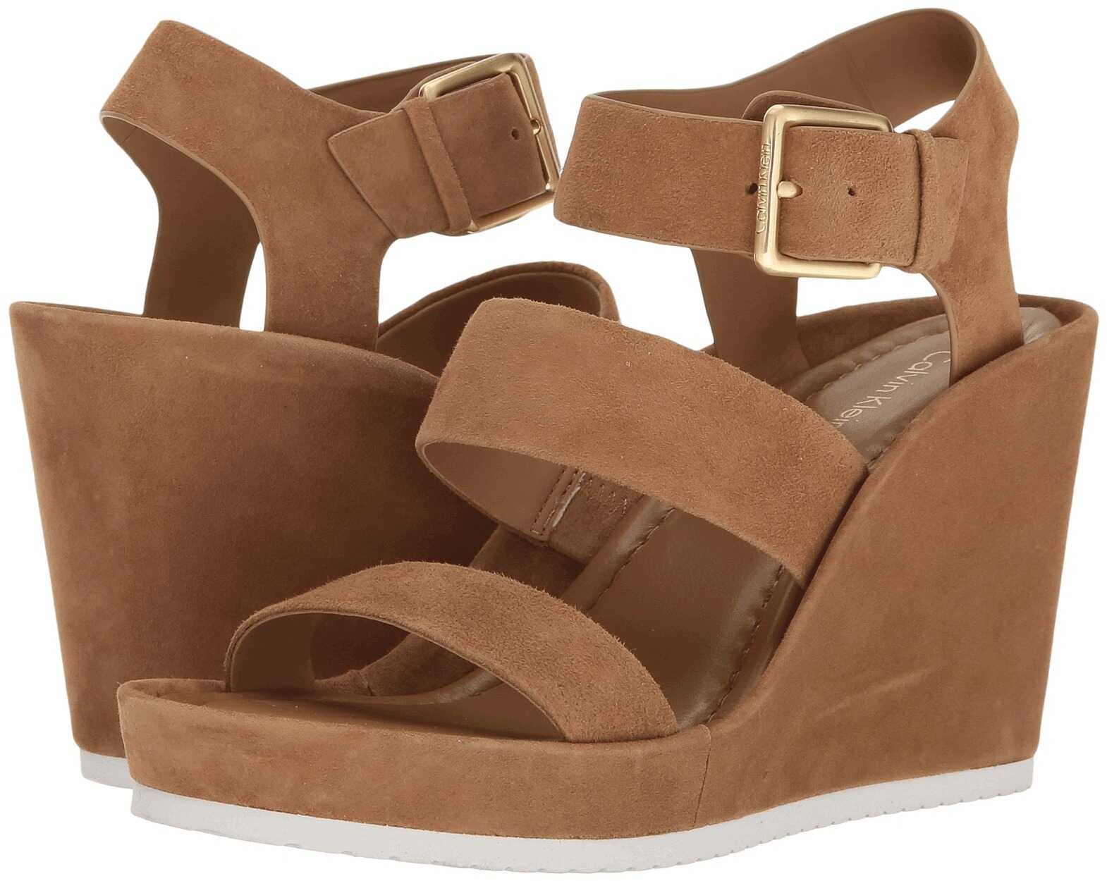 Sandala Calvin Klein Hailey New Caramel Suede