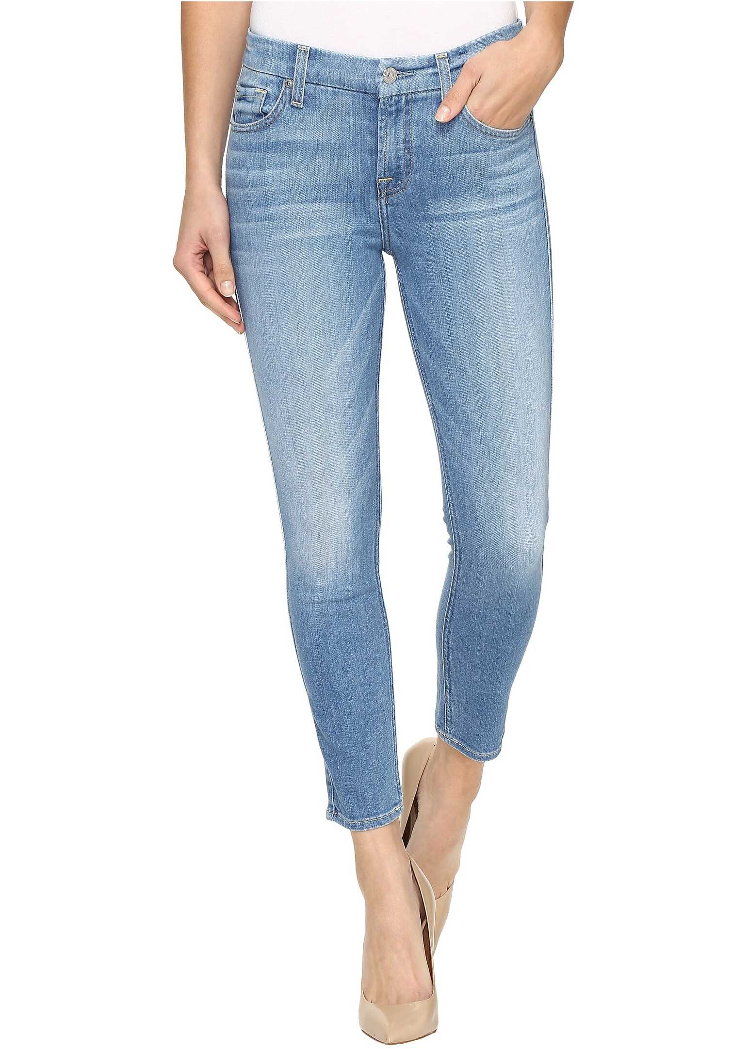 Blug 7 For All Mankind Crop Skinny in Melbourne Sky Melbourne Sky