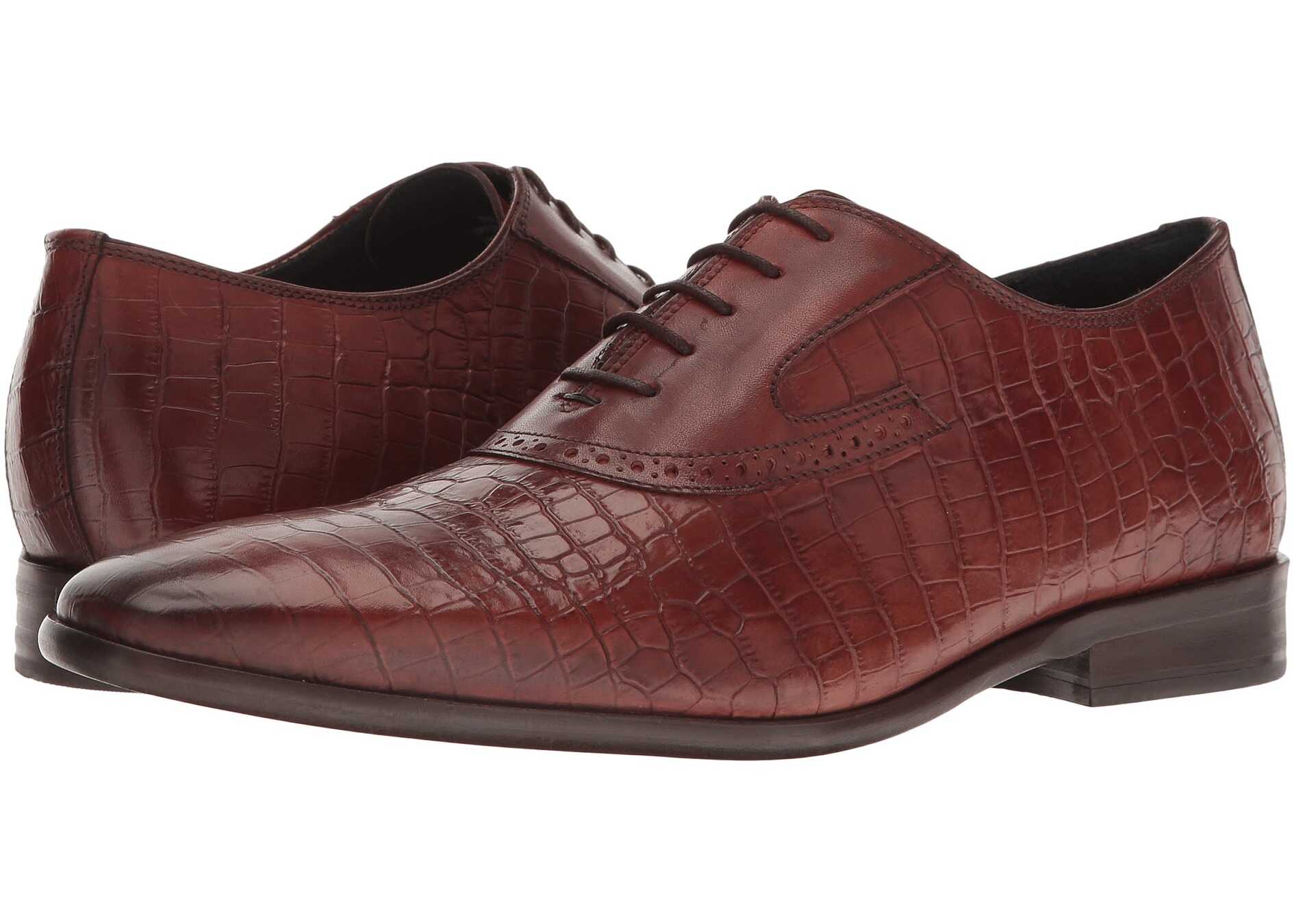 Pantof Messico Nester Cognac Croco Leather