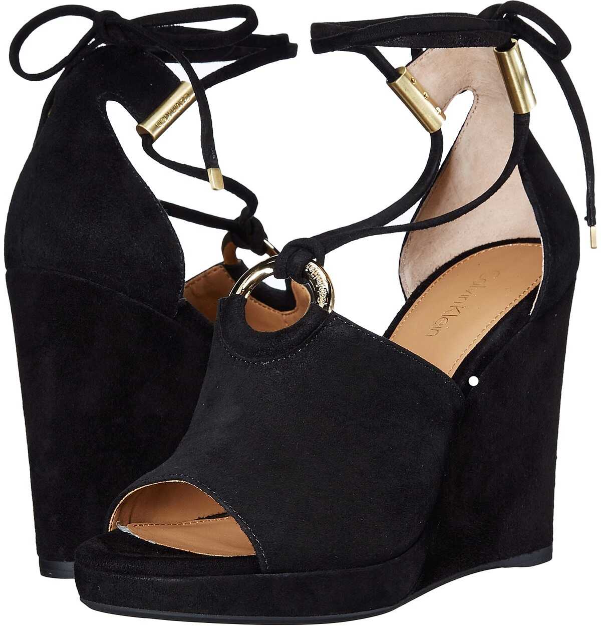Sandala Calvin Klein Ramona Black Suede