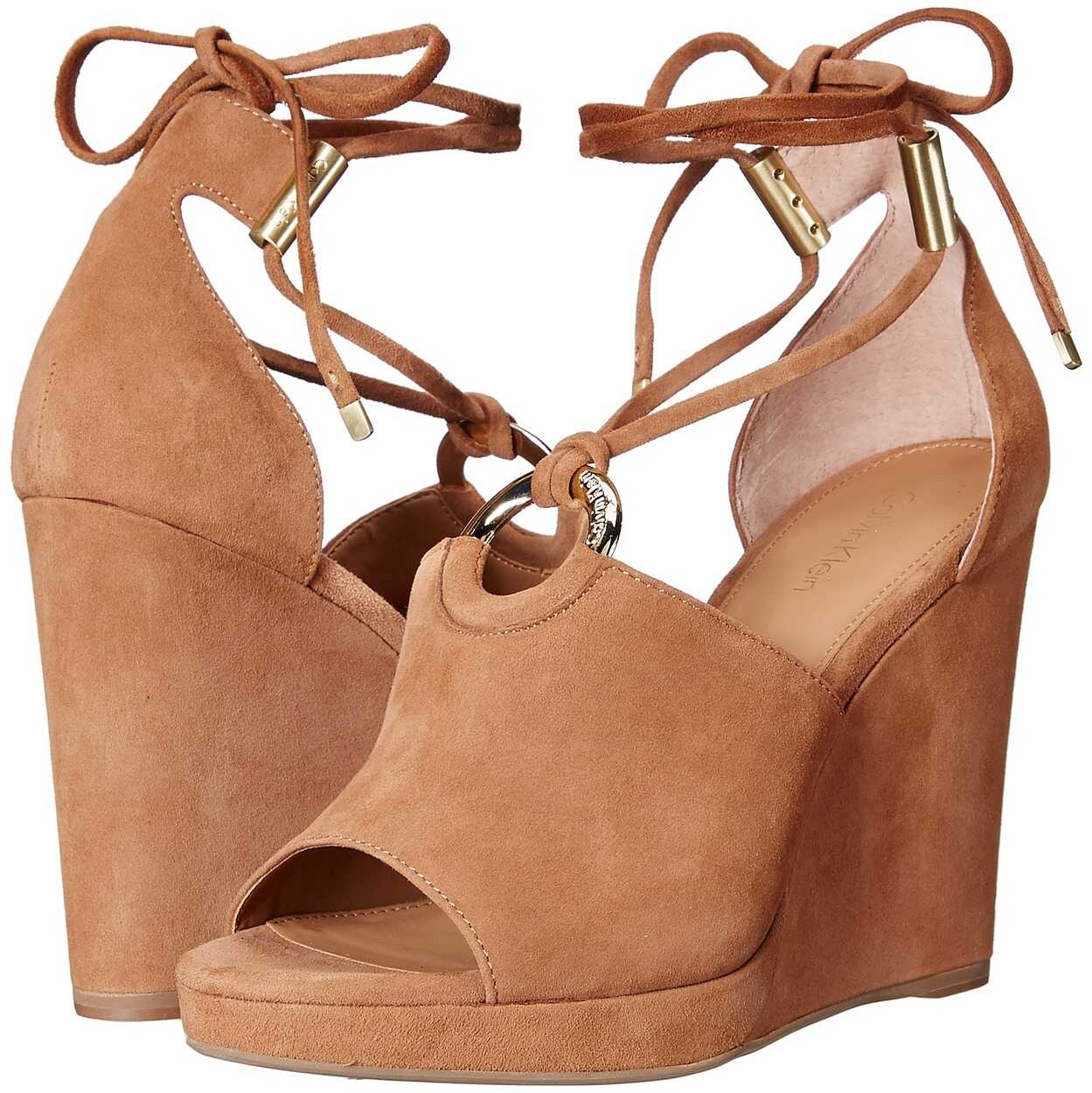 Sandala Calvin Klein Ramona New Caramel Suede