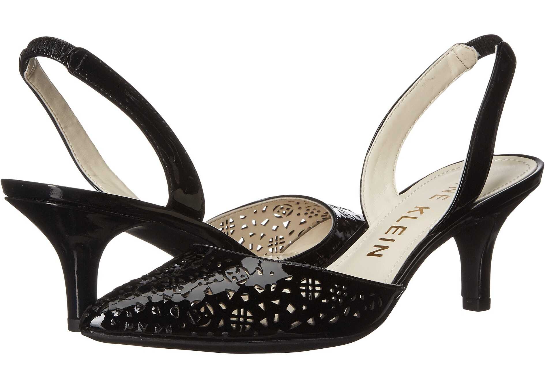 Pantof Anne Klein Fabrizia Black Patent